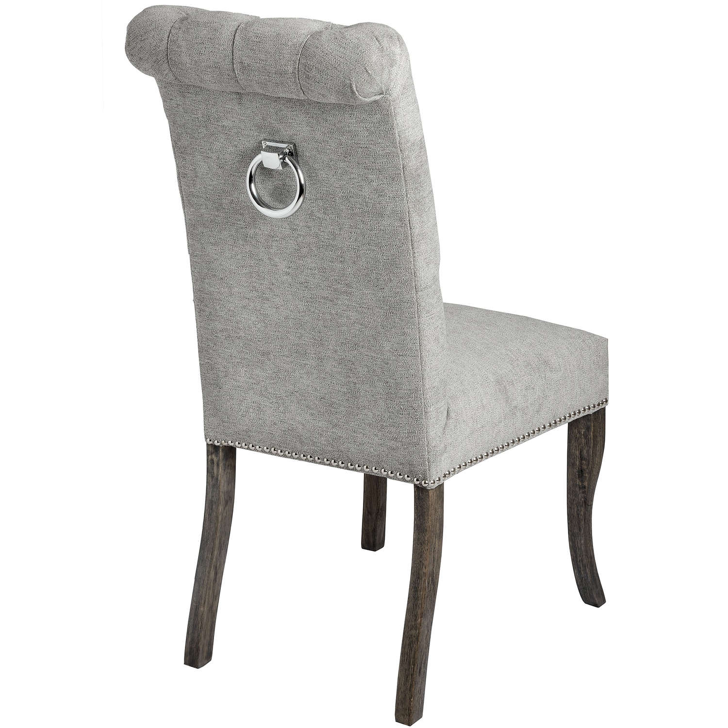 Roll Top Dining Chair With Ring Pull - Pure Luxe Living 