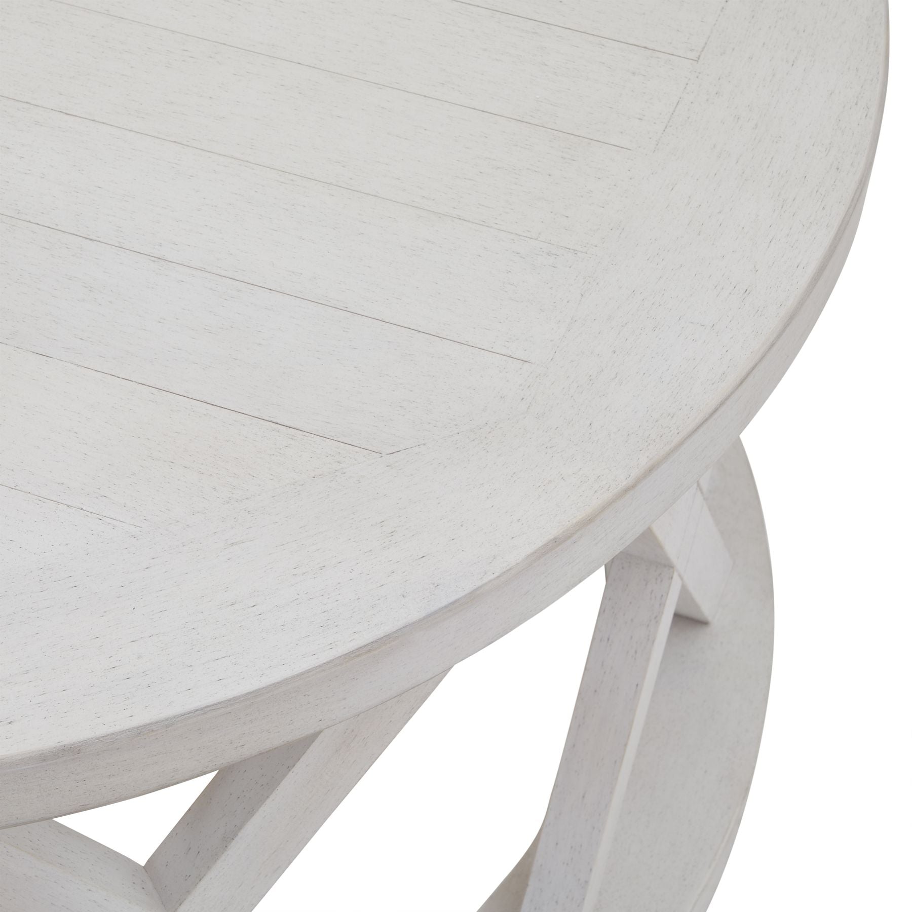 Stamford Plank Collection Round Coffee Table - Pure Luxe Living 