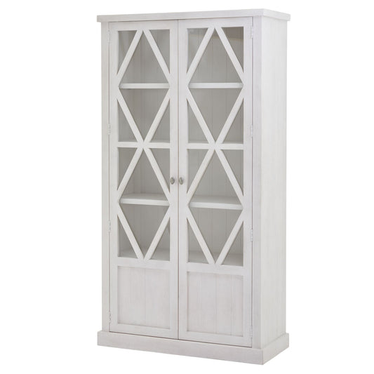 Stamford Plank Collection Tall Display Cabinet - Pure Luxe Living 