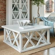 Stamford Plank Square Coffee Table - Pure Luxe Living 